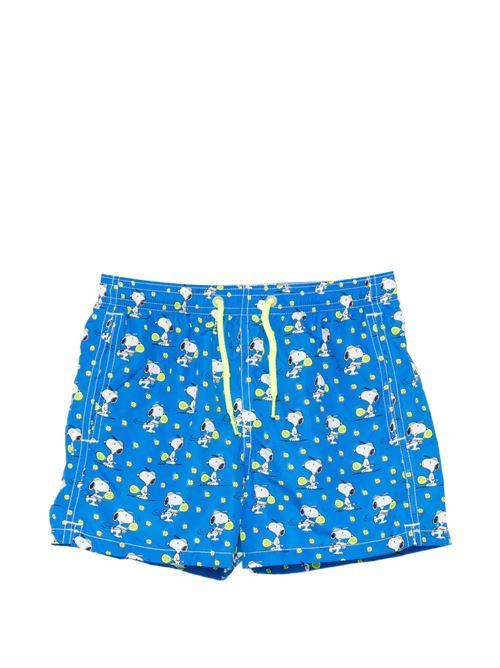 Boxer mare bambino MC2 Saint Barth blu con stampa lighting MC2 SAINT BARTH Kids | JEAN LIGHTING02654L